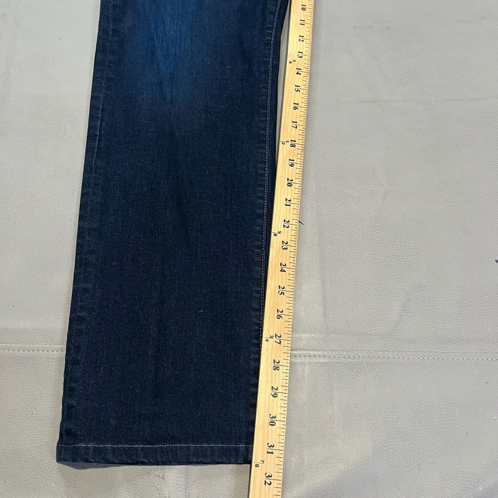 AG Jean Indigo Men 36x34 Stretch Dark Wash Straight Leg Y2K Skate Minimalist4710 - Picture 9 of 12